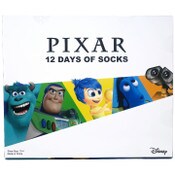 Wholesale - PIXAR SIZE 6-8 12-DAYS OF SOCKS BOX SET, UPC: 193159145569